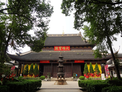 国内寺院最大的大雄宝殿之一:常州天宁寺大雄宝殿