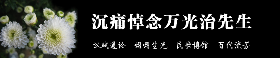 沉痛悼念万光治先生