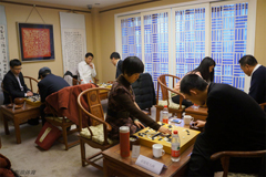 元典方策围棋会馆指导棋现场